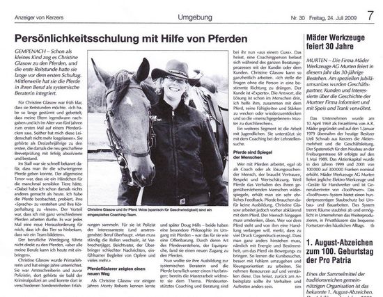 Persönlichkeitsschulung mit Hilfe von Pferden